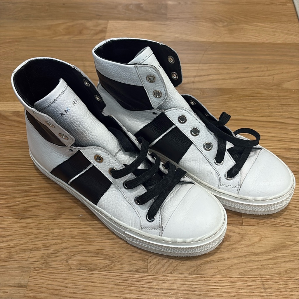 Amiri Sunset Hi Top Sneakers 38 Euc